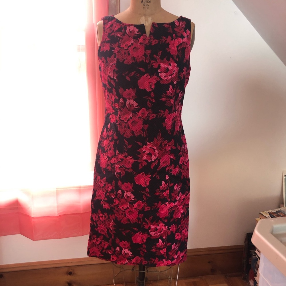 Party Dress from Talbots Red and Black Design